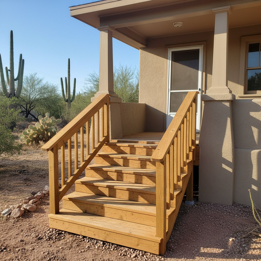 Deck Installation completed by Aim High Deck Co in Gold Canyon, AZ