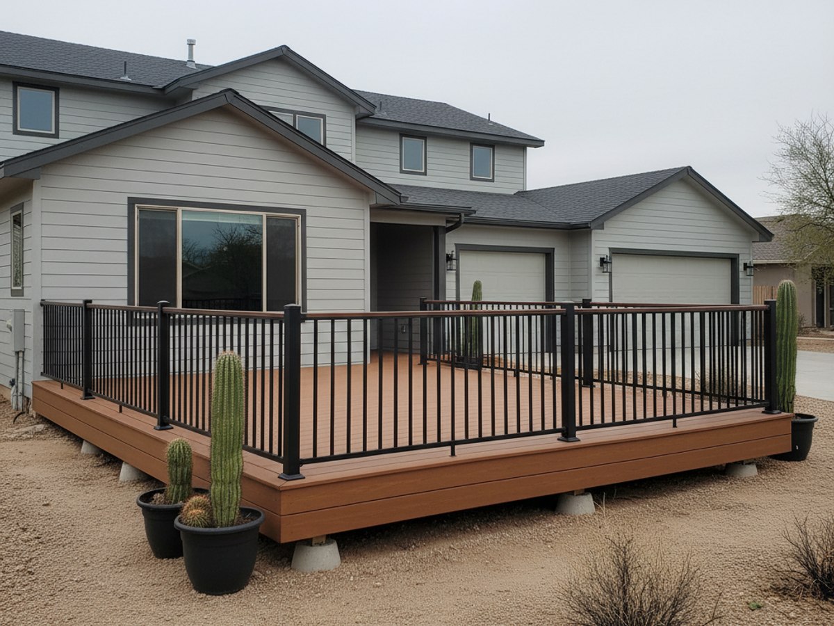 Deck Staining & Sealing completed by Aim High Deck Co in Phoenix, AZ